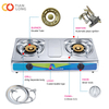 GAS COOKER 2 BURNER STAINLESS STEEL-AM7102-B-2