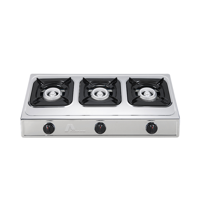 GAS COOKER 3 BURNERS STAINLESS STEEL-AM 6003