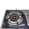 GAS COOKER 2 BURNER COLOR STEEL-AM9002