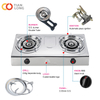 GAS COOKER 2 BURNER STAINLESS STEEL-AM-6002H