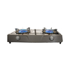 GAS COOKER 2 BURNER COLOR STEEL-AM9002