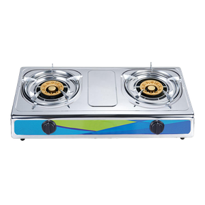 GAS COOKER 2 BURNER STAINLESS STEEL-AM7102-B-2