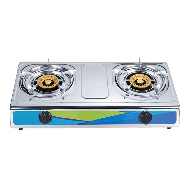 GAS COOKER 2 BURNER STAINLESS STEEL-AM7102-B-2